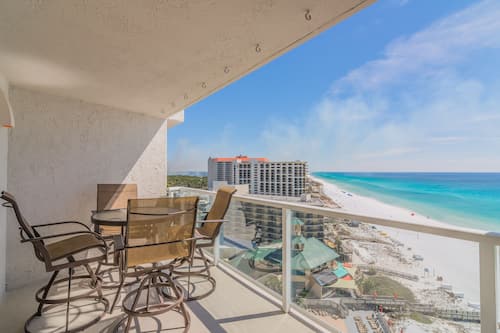 Beachside Towers One Bedroom Gulf View | Balkon