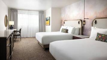 套房, 多張床 | 埃及棉床單、羽絨被、特厚豪華床墊、房內夾萬