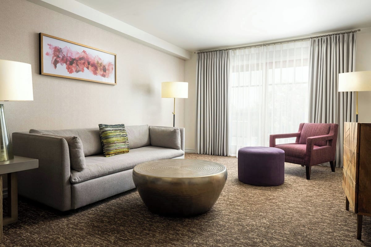 Egyptian cotton sheets, down comforters, pillowtop beds, in-room safe