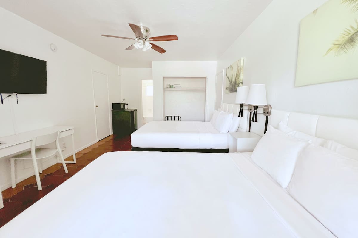 Standard Studio, 2 Queen Beds | In-room safe, individually decorated, individually furnished