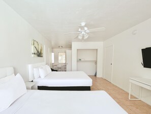 Deluxe Studio, 2 Queen Beds, Accessible | In-room safe, individually decorated, individually furnished