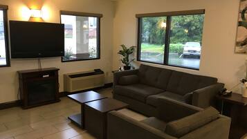 Sala de estar en el lobby