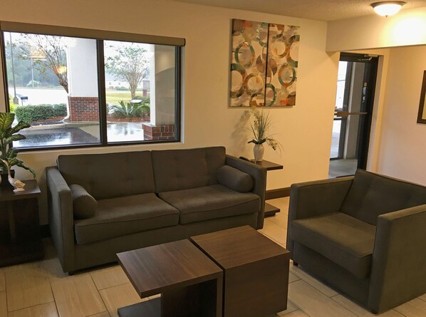 Lobby sitting area