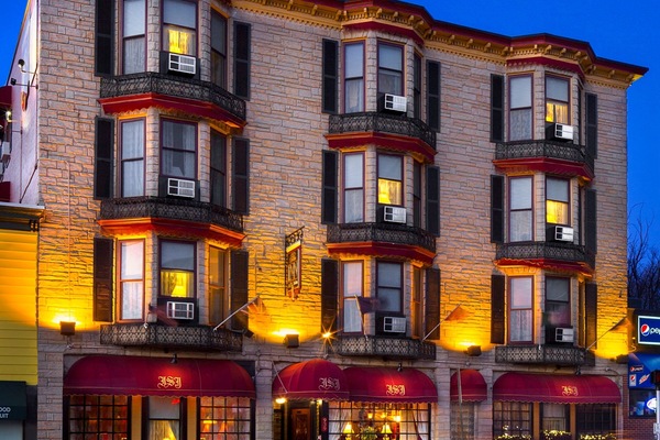 Front of property - evening/night
