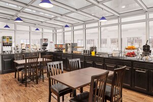 Free buffet breakfast