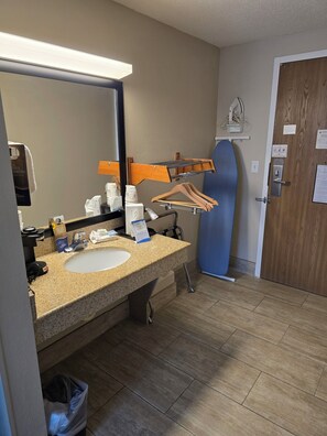 Free toiletries, hair dryer, towels, soap