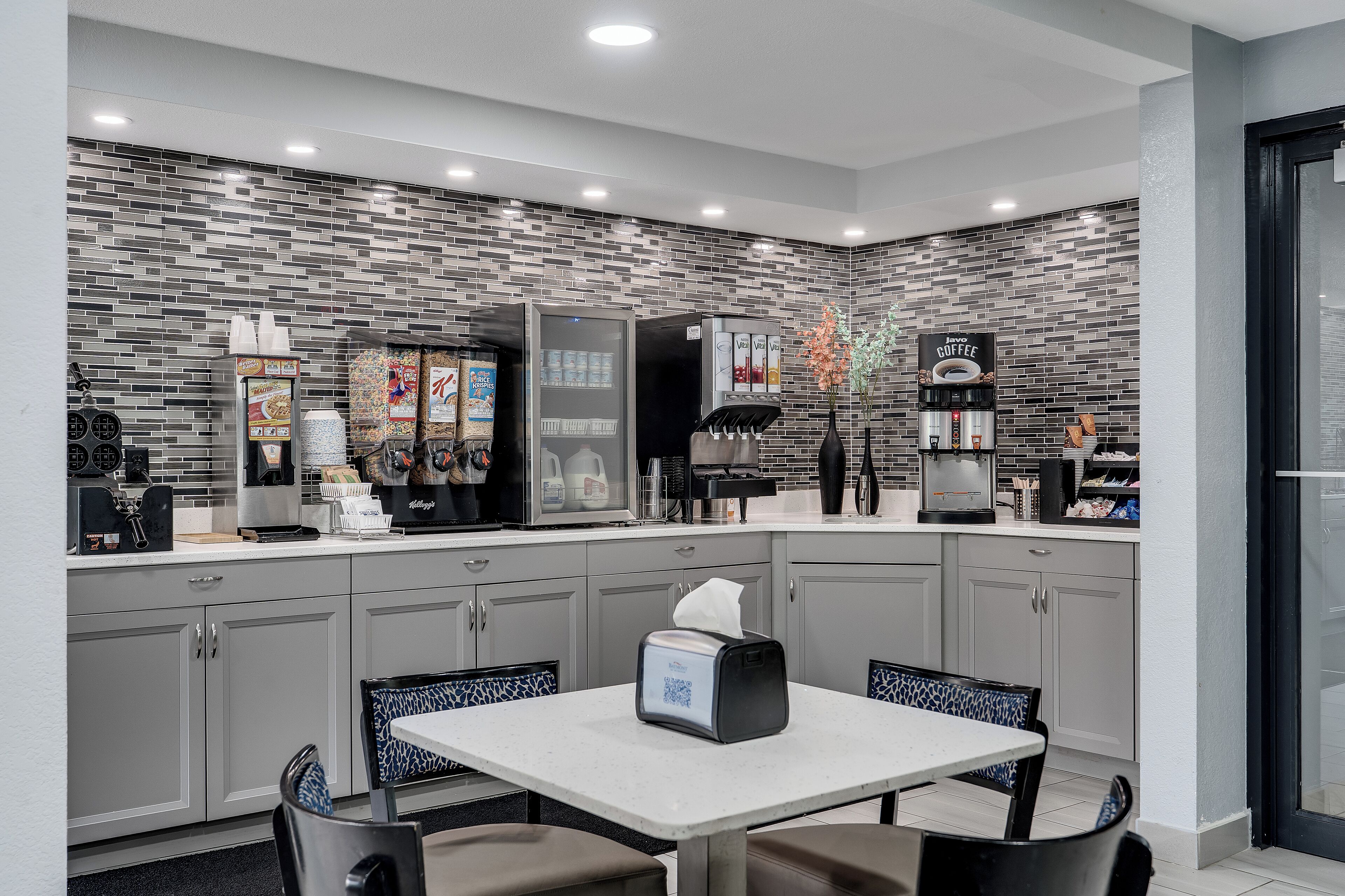 Free daily on-the-go breakfast