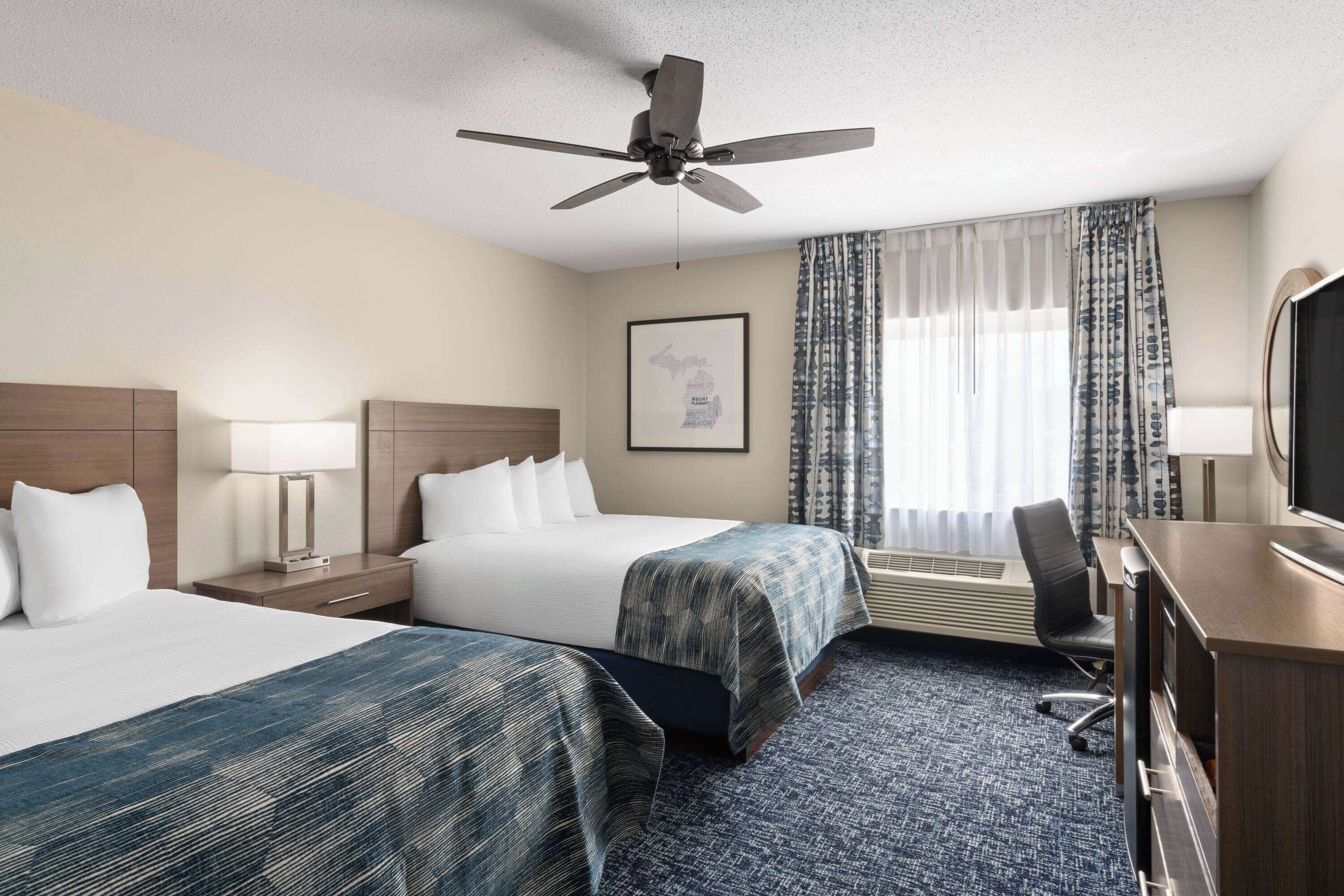 standard room, 2 queen beds | desk, iron/ironing board, free wifi, bed sheets