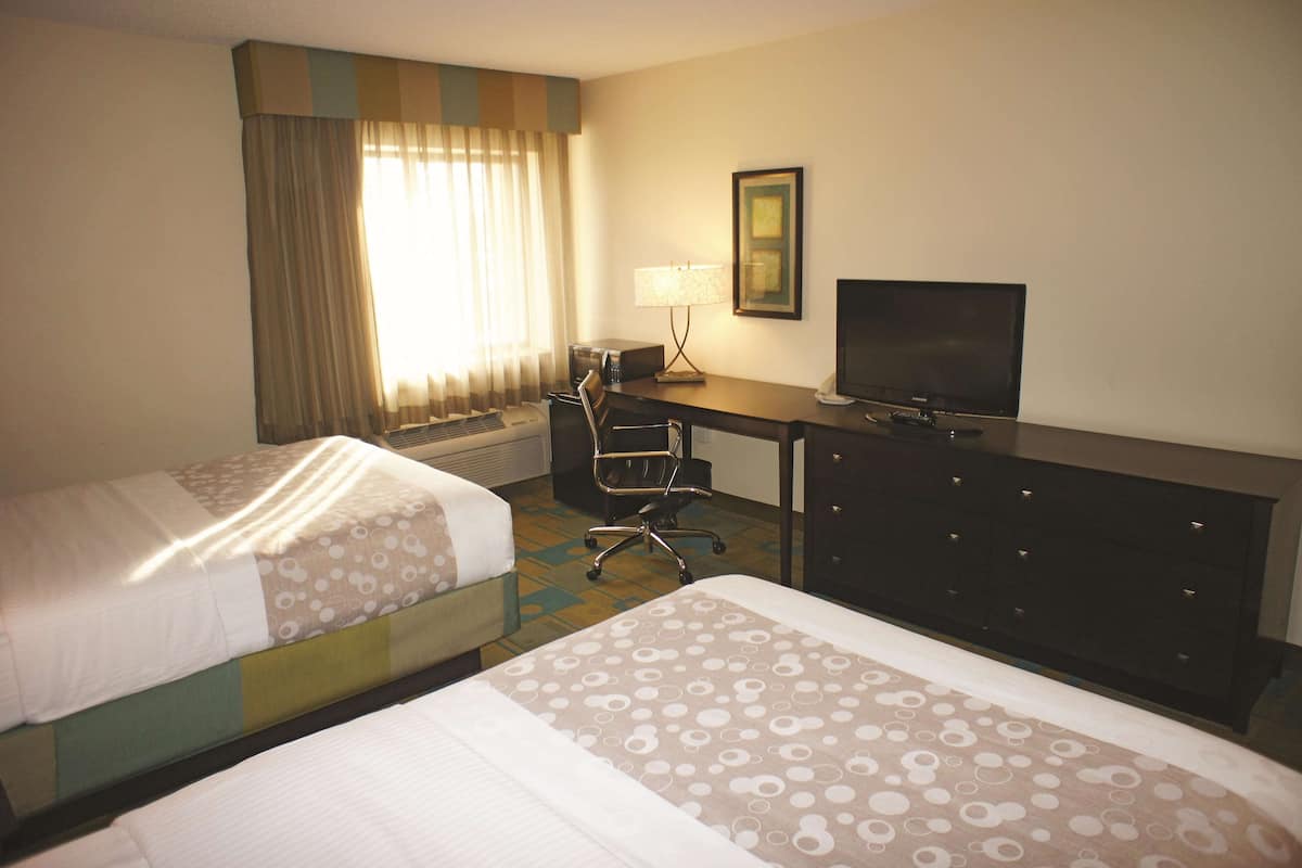 Room, 2 Double Beds, Non Smoking, City View | Premium bedding, pillowtop beds, in-room safe, desk
