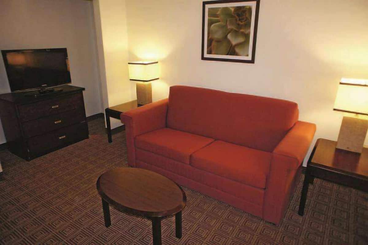 Deluxe Suite, 1 King Bed, Non Smoking | Premium bedding, pillow-top beds, desk, blackout curtains