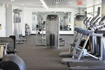 Fitness center at Harborside at Charleston Harbor Resort and Marina