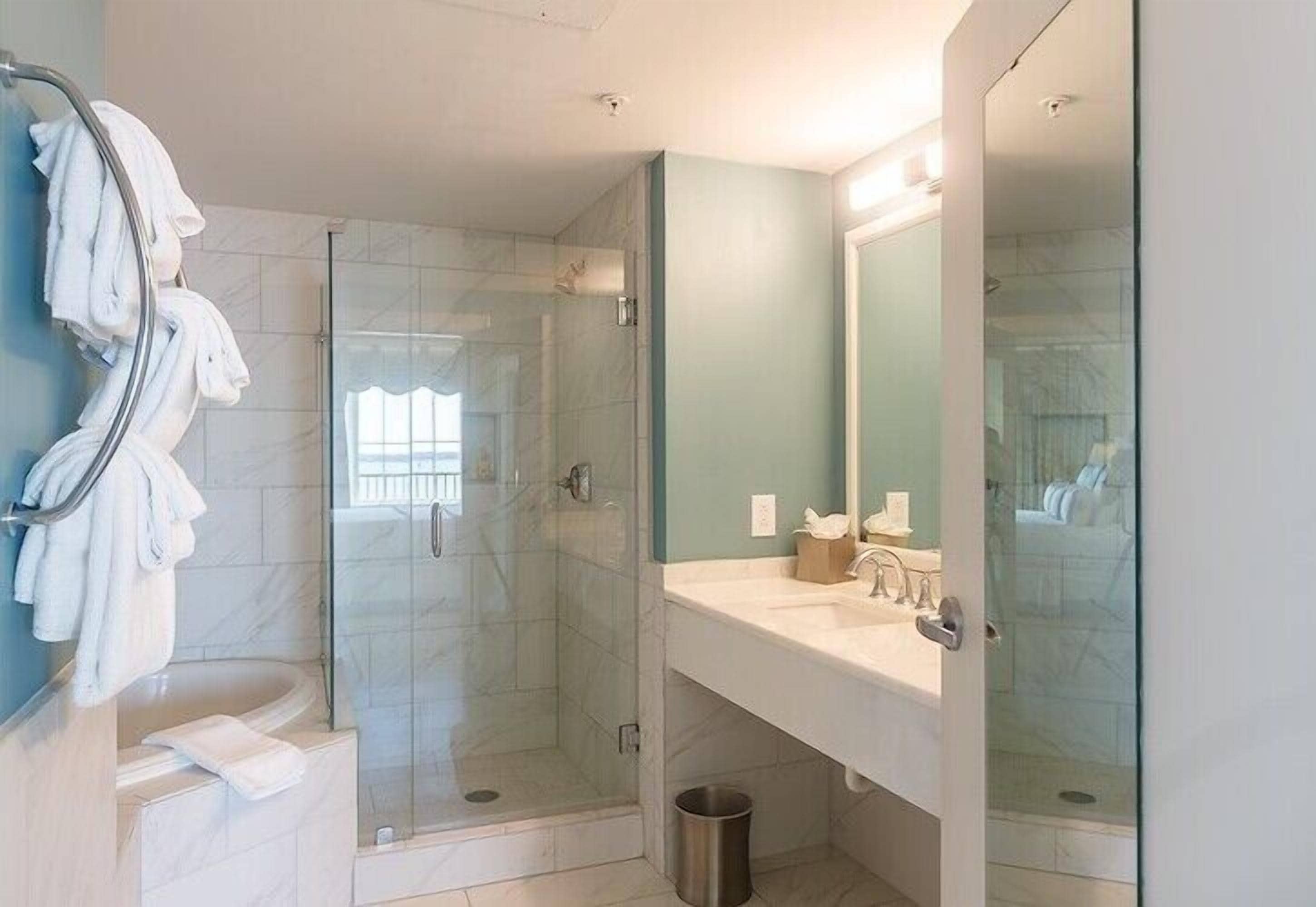 suite, 2 bedrooms, ocean view | bathroom | combined shower/bathtub, free toiletries, hair dryer, towels