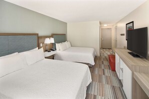 In-room safe, desk, laptop workspace, blackout drapes