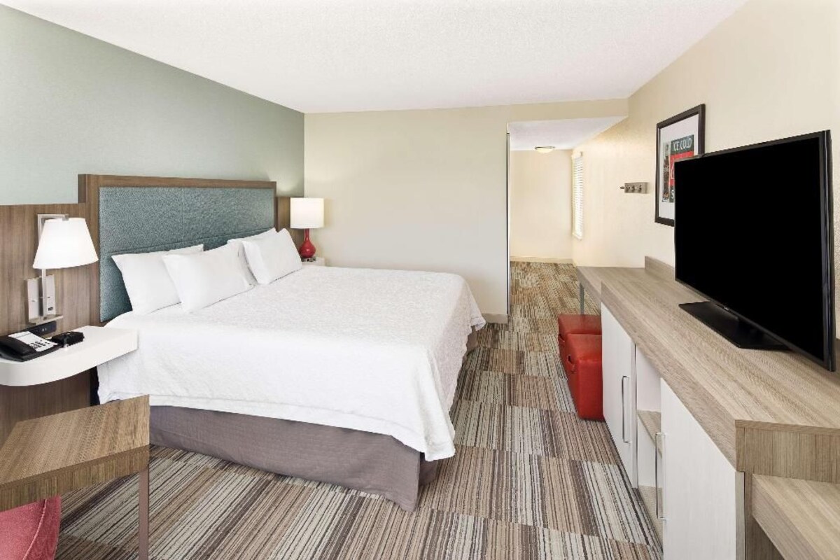 In-room safe, desk, laptop workspace, blackout drapes