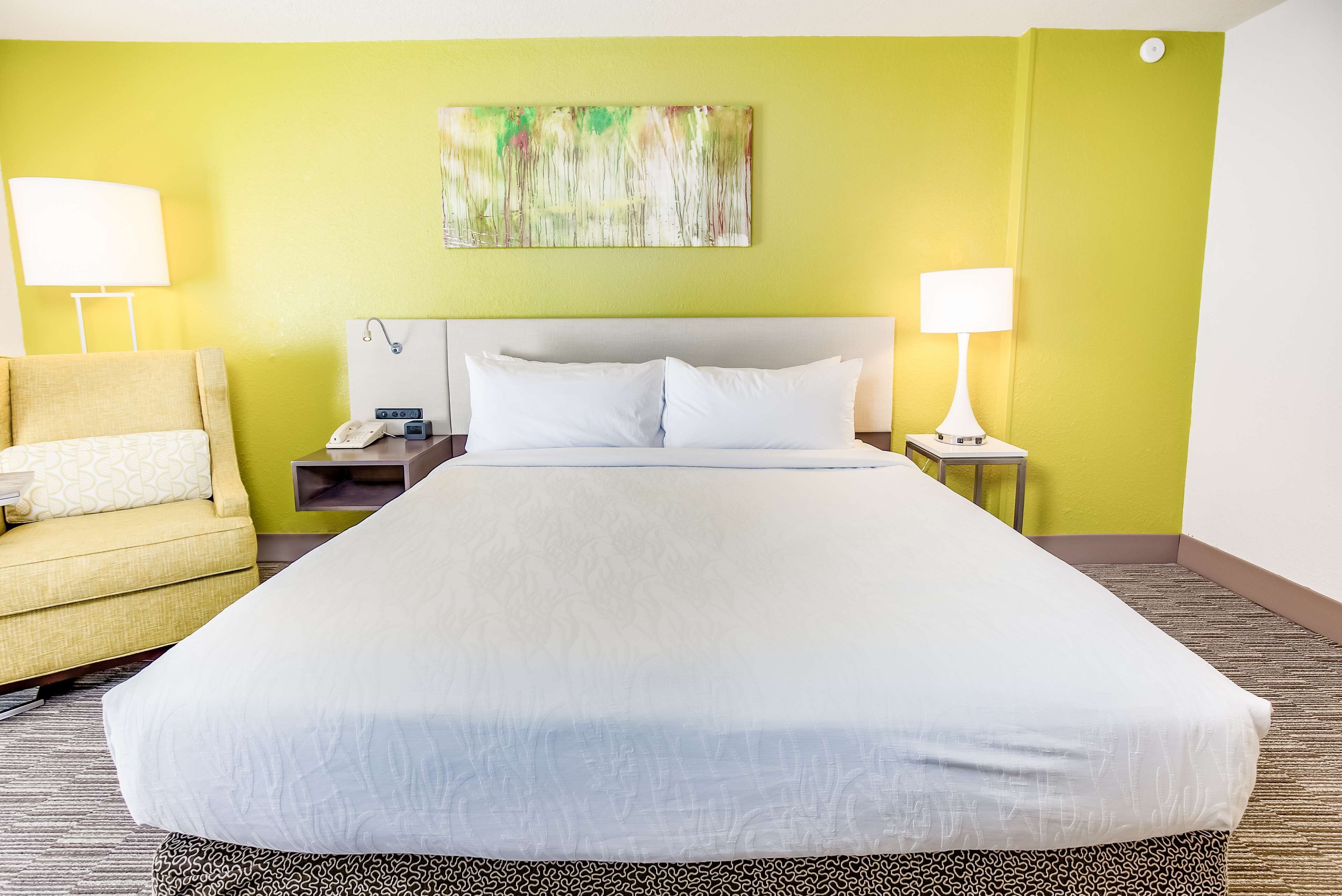 room, 1 king bed, accessible (mobility & hearing, roll-in shower) | 1 bedroom, pillow-top beds, desk, laptop workspace