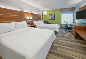 Standard Room, 2 Queen Beds | In-room safe, desk, iron/ironing board, free cots/infant beds - Holiday Inn Express Hope by IHG (Hope)