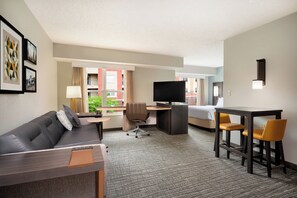 In-room safe, desk, laptop workspace, blackout drapes