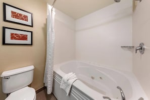 Suite, 1 King Bed, Non Smoking | Desk, blackout drapes, iron/ironing board, free WiFi