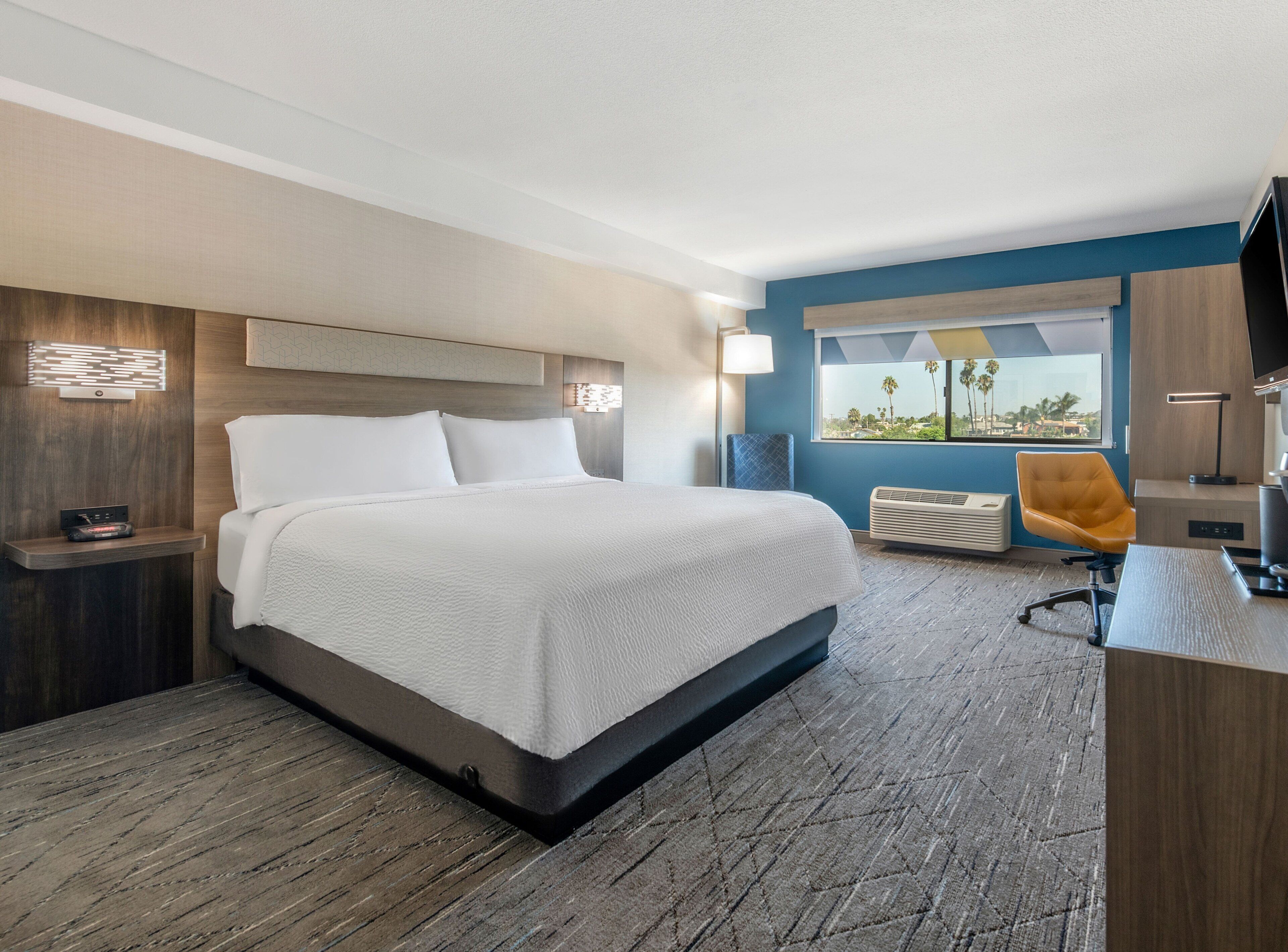 In-room safe, desk, laptop workspace, iron/ironing board
