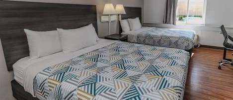 Rom – standard, 2 queensize-senger, ikke-røyk | Wi-fi (inkludert) og sengetøy