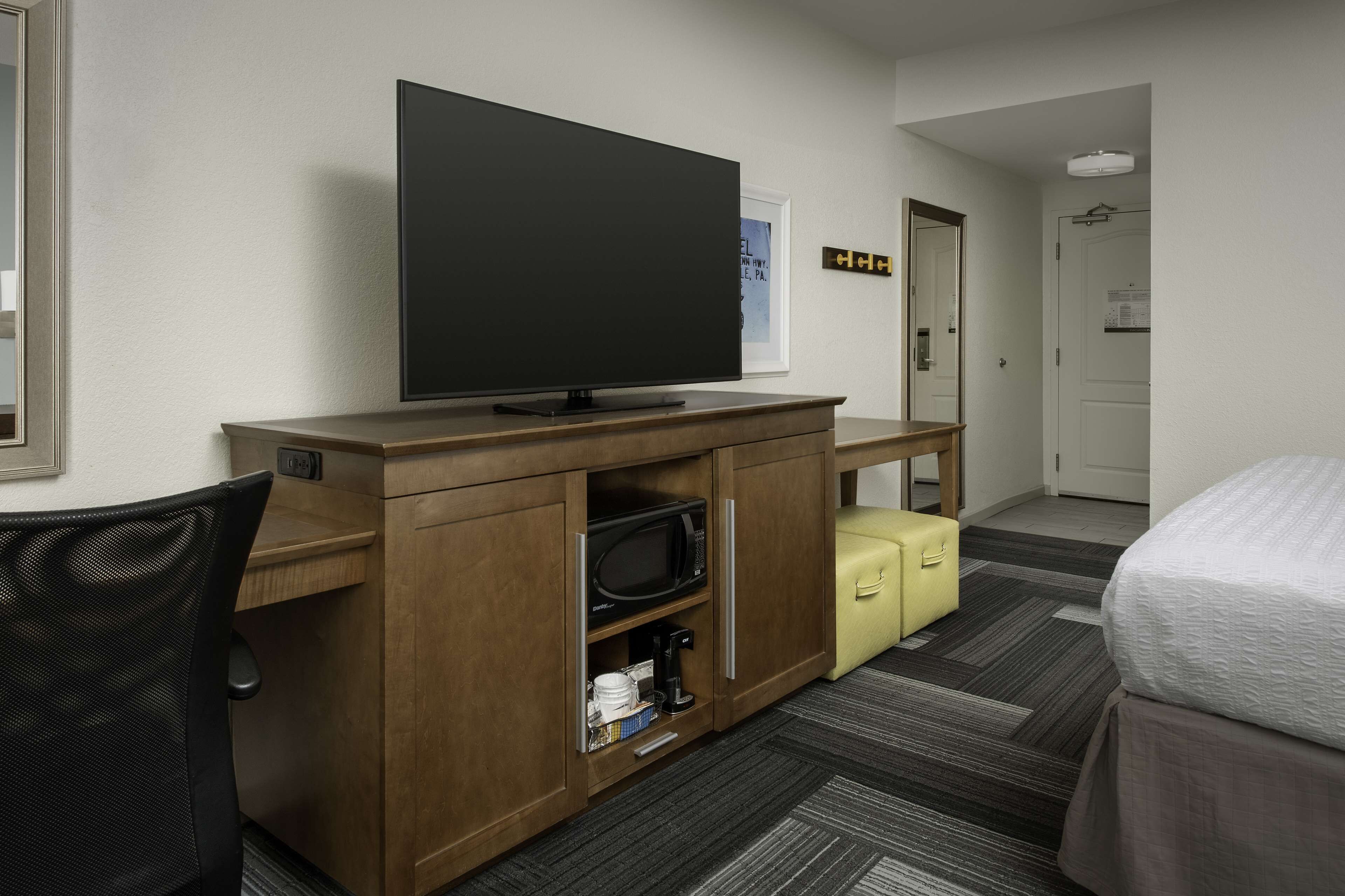 blackout curtains, iron/ironing board, free wifi, bed sheets