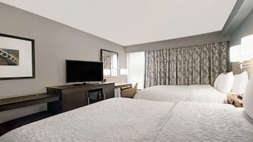 Premium bedding, down duvets, in-room safe, desk