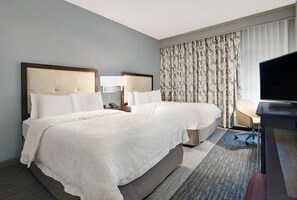 Premium bedding, down duvets, in-room safe, desk