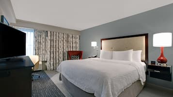 Premium bedding, down duvets, in-room safe, desk