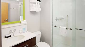 Hair dryer, towels