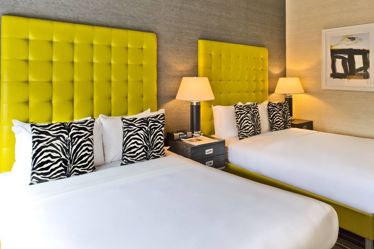Deluxe Room, 2 Double Beds | Premium bedding, down comforters, in-room safe, blackout drapes