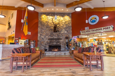 Lobby sitting area. Hualapai Lodge