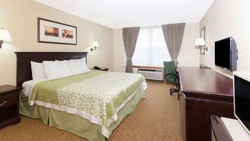 Escriptori, espai de treball apte per a portàtils i cortines opaques