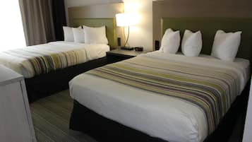 Room, 2 Queen Beds, Non Smoking | 1 bedroom, premium bedding, down comforters, desk