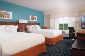 1 bedroom, hypo-allergenic bedding, down comforters, pillowtop beds
