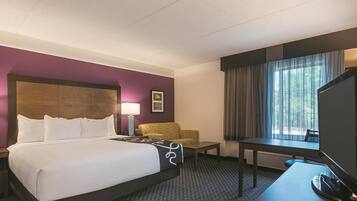 Room, 1 King Bed, Accessible, Non Smoking | Premium bedding, desk, laptop workspace, iron/ironing board