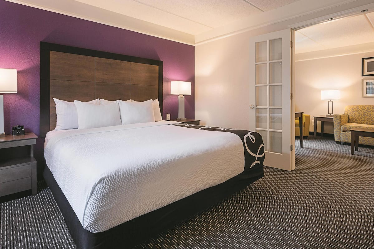 Deluxe Suite, 1 Bedroom, Non Smoking | Premium bedding, desk, laptop workspace, iron/ironing board