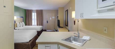 Studio, 2 lits doubles, non-fumeur | Cuisine privée