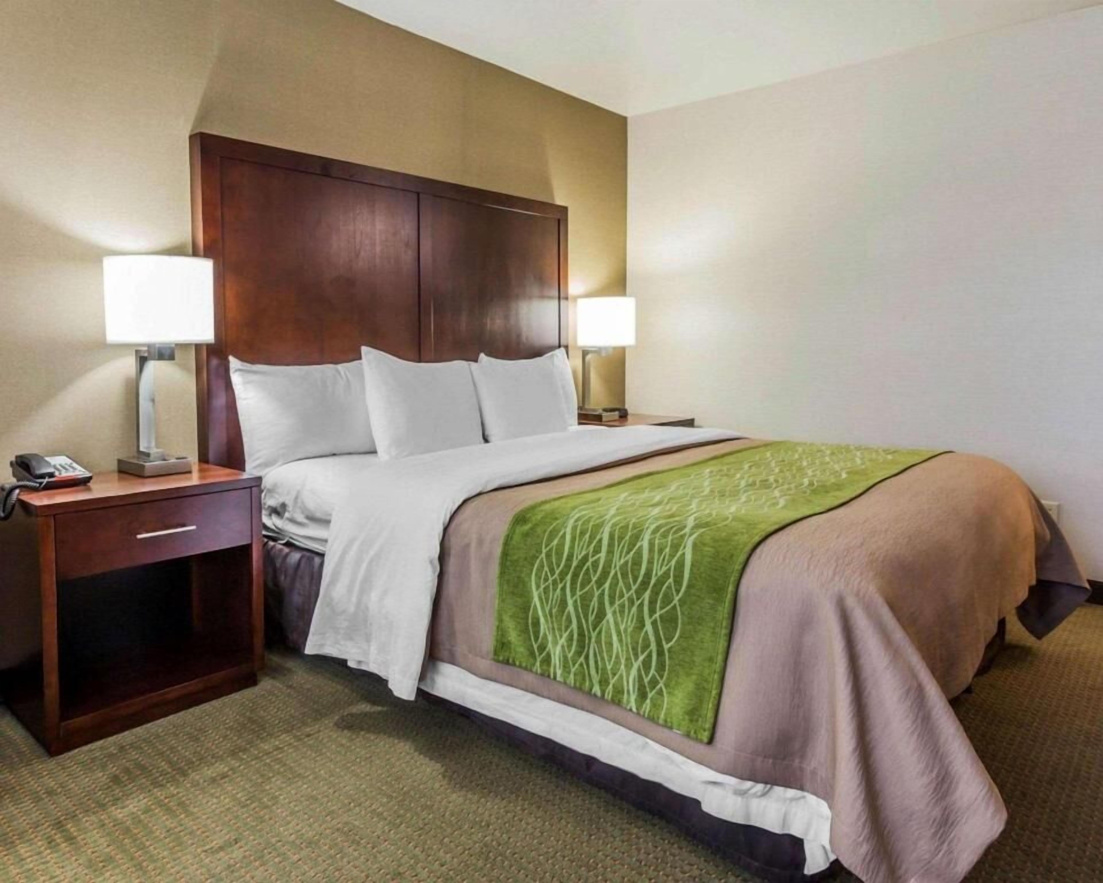 Hypo-allergenic bedding, desk, iron/ironing board
