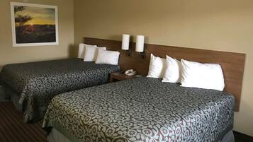 Desk, blackout drapes, iron/ironing board, free WiFi