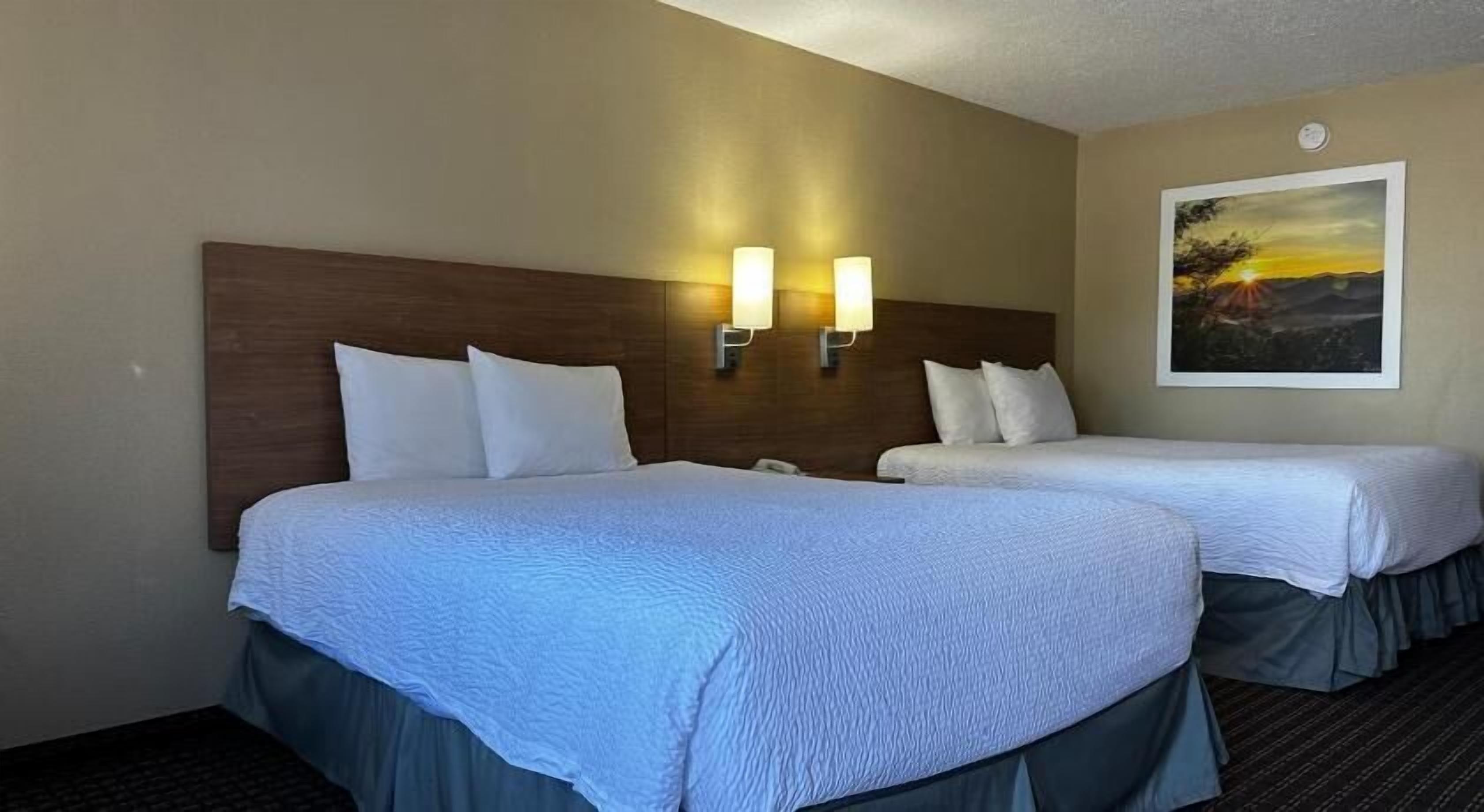 Desk, blackout curtains, iron/ironing board, free WiFi