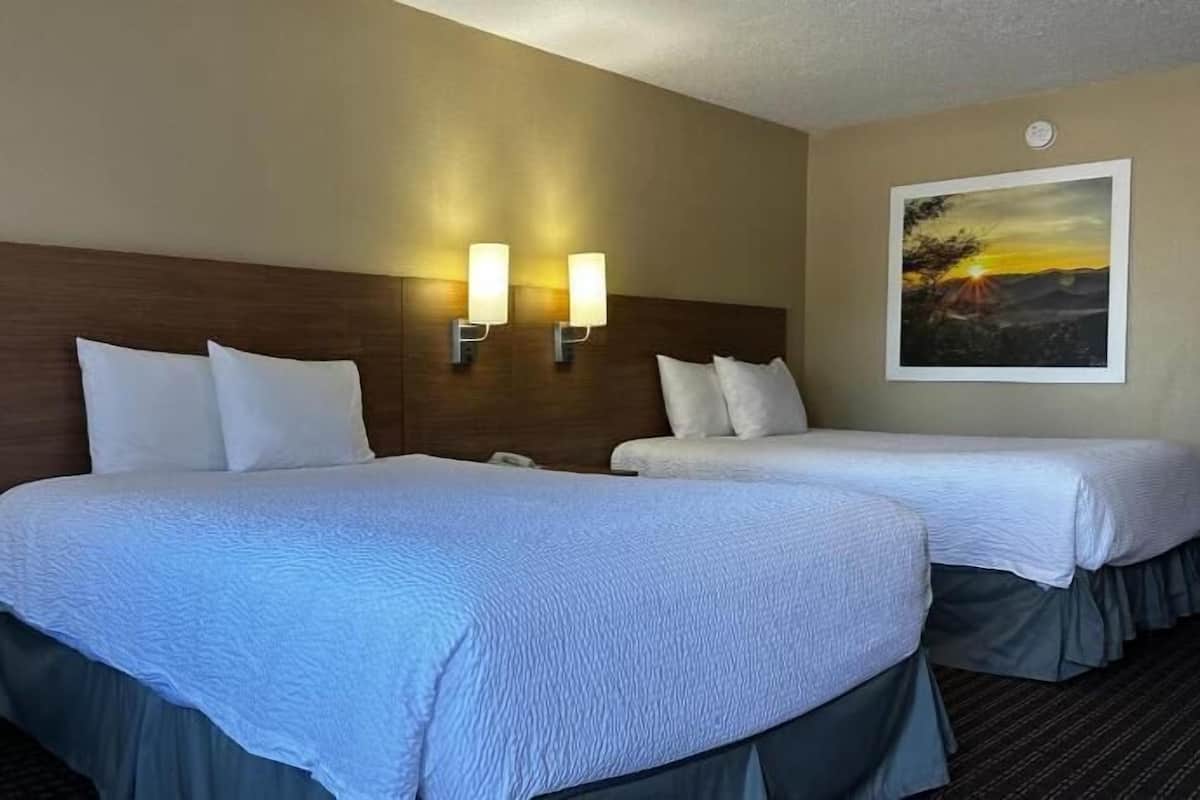 Desk, blackout curtains, iron/ironing board, free WiFi