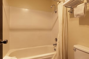 Quarto, 2 camas Queen, acessível | Chuveiro