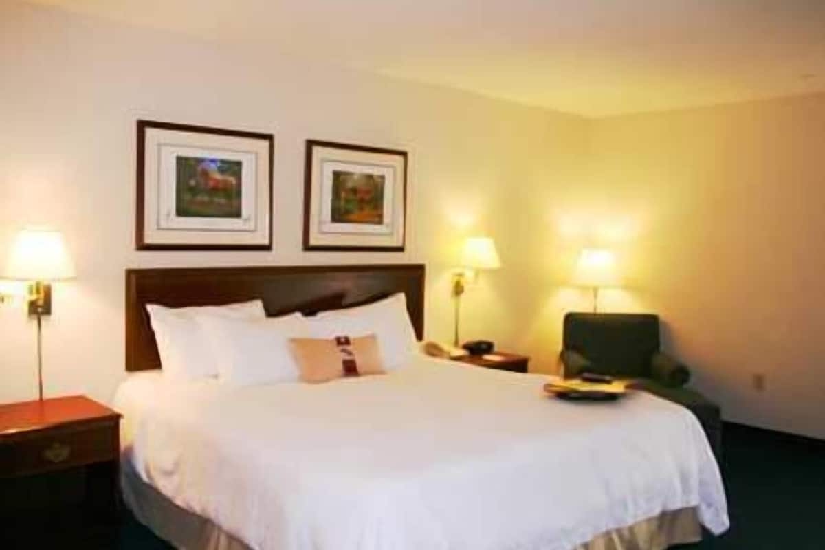In-room safe, desk, laptop workspace, iron/ironing board