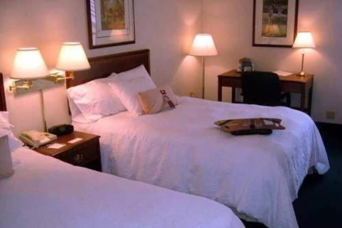 In-room safe, desk, laptop workspace, iron/ironing board