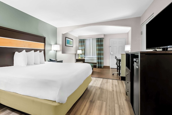 In-room safe, desk, iron/ironing board, rollaway beds