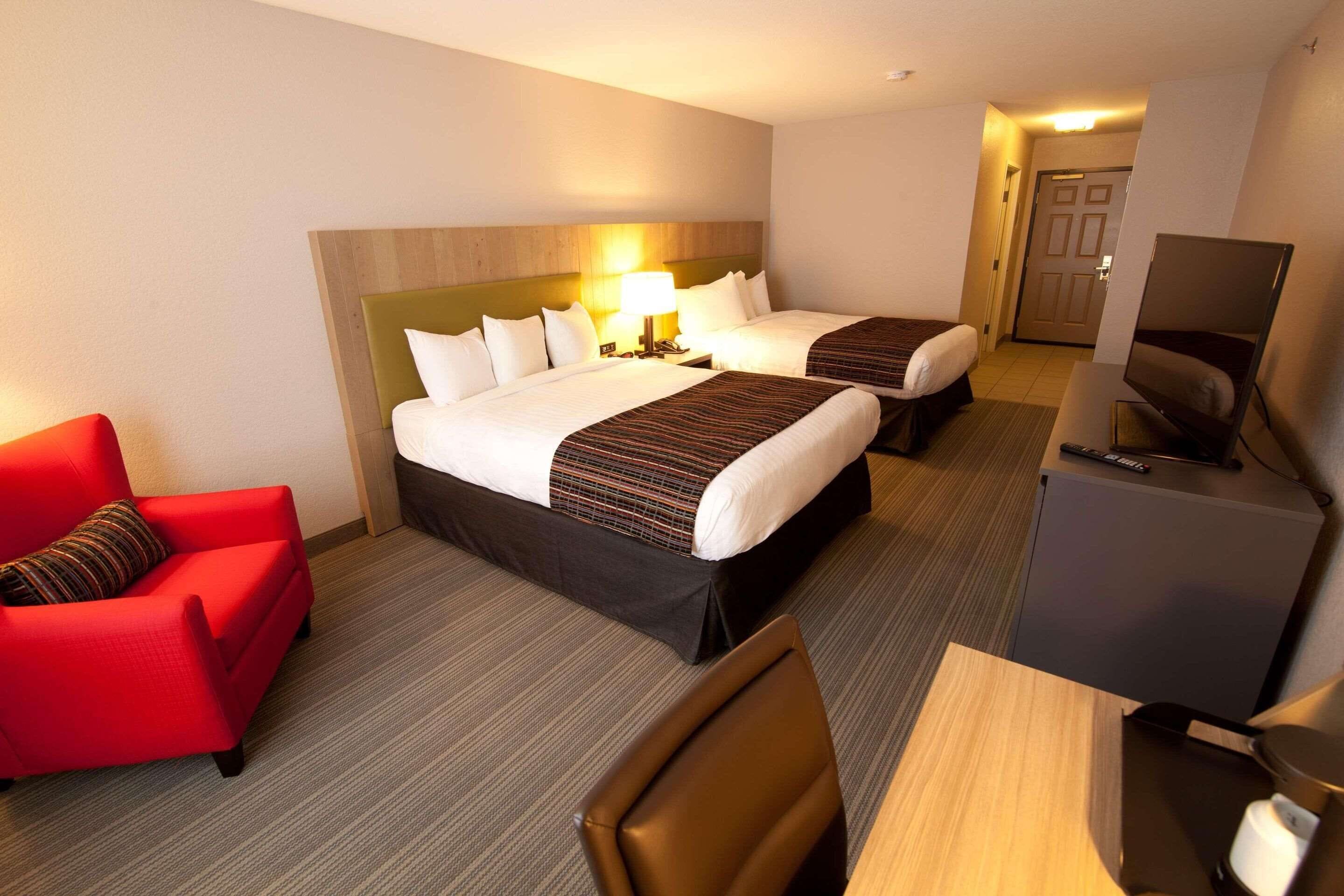 room, 2 queen beds, non smoking | premium bedding, desk, blackout curtains, iron/ironing board