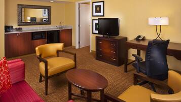 27-inch TV with satellite channels, Netflix, streaming services