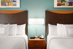 Chambre, 2 grands lits