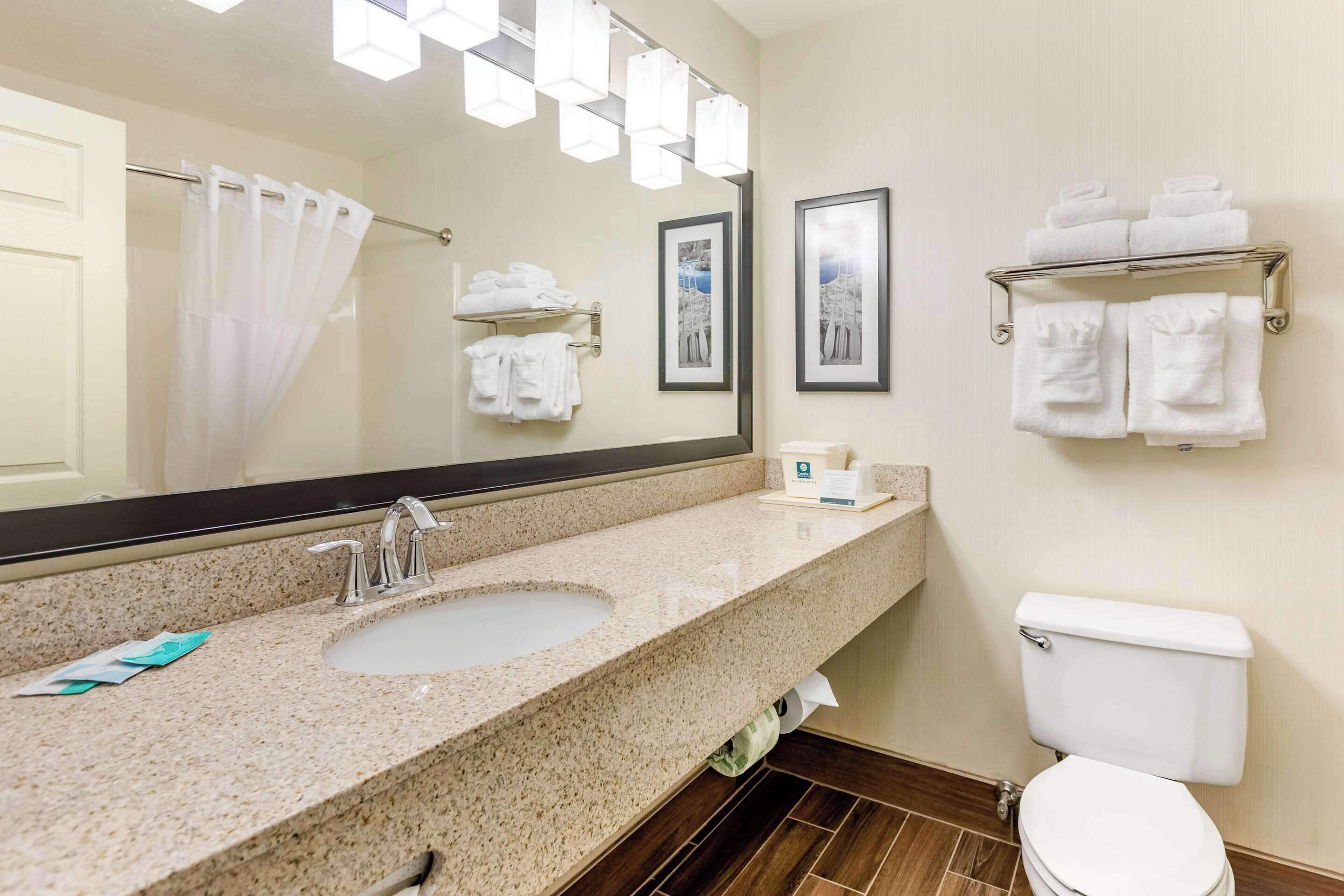 suite, 2 queen beds, non smoking | bathroom | combined shower/bathtub, free toiletries, hair dryer, towels