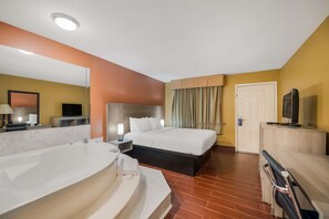 Standard Room, 1 Queen Bed, Non Smoking, Jetted Tub | Desk, iron/ironing board, cribs/infant beds, free WiFi